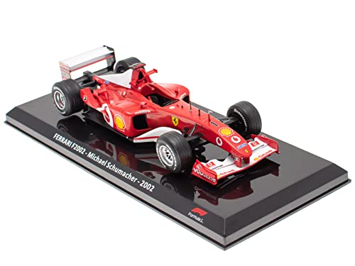 OPO 10   Coche de Formula 1 Escala 1/24 Compatible con Ferrari F2002 Michael Schumacher 2002   OR002