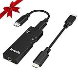 1Mii Portable Headphone Amp, USB DAC Headphone Amplifier Type C/Lightning DAC, USB c DAC Lavaudio 2021 Android/iOS/PC, DSD256 32Bit 384Khz CS43198