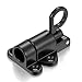INIRET 2 Packs Self-Closing Latches，Black Spring Door Lock，Resilient Bolt Latch Aluminum Alloy Safety Automatic Spring Barrel Door Lock with Screws，Used for Wooden Door，Wooden Window and Cabinet etc
