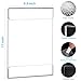 EHWINE 10 Pack 8.5x11 Wall Mount Acrylic Sign Holder, Wall Signs Photo Menu Flyer Display Holders, Plastic Clear Acrylic Frames for Office Home Hotel Business Store (with Adhesive Tape)