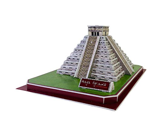 Little Learning Hands 3D Puzzles For Adults And Kids | Mayan Pyramid 3D Puzzle | Mexico Architecture Model Kit | Birthday Gifts For Kids, Teens And Adults #TOP1