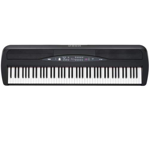 Korg Sp280bk 88-key Piano numérique et haut-parleur avec Knox X-Style clavier Banc et casque de studio (Noir) - Les Beatles, Paul McCartney, John Lennon, RIngo Starr, George Harrison Korg Sp280bk 88-key Piano numérique et haut-parleur avec Knox X-Style clavier Banc et casque de studio (Noir) – Image 3