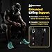 Iron Neck Neck Trainer, Exerciser, & Strengthener with Adjustable Head and Chin Strap - Portable Head Harness for Weight Lifting, Home, & Gym Use - Exercise & Workout Equipment (Alpha, Green)