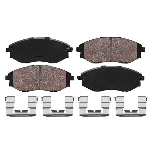 Image of Detroit Axle - Front Ceramic Brake Pads Replacement for 2004-2006 Chevrolet Epica Suzuki Verona - 4pc Set