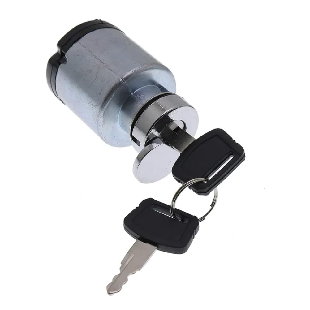 Ignition Switch with 2 Keys, Compatible with Hitachi JD, 4469337, Heavy Duty Excavator Replacement Parts