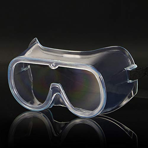 KKmoon Óculos de segurança para adultos Óculos de segurança ajustáveis ​​com design totalmente fecha