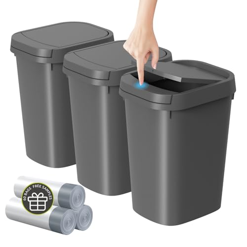 Contenedor de basura delgado KSSKSS para optimizar rincones estrechos con tapa