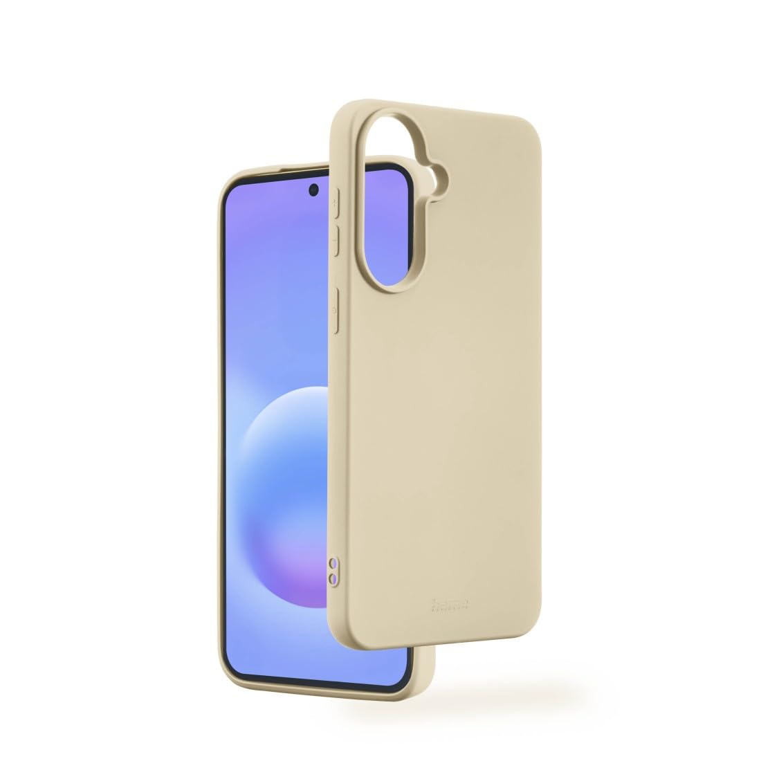 Hama Fantastic Feel Mobile Phone Case for Samsung Galaxy A57 5G, beige transparent