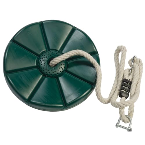 Jensen Swing Products DISKZG Residential Zipline Swing Seat Green