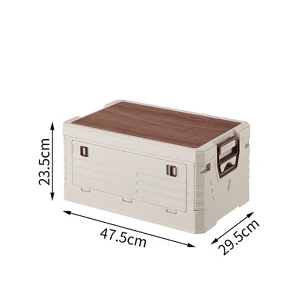 Klappbare Camping-Aufbewahrungsbox Outdoor Camping Auto Kofferraum Aufbewahrung Faltbox Mehrfarbig mehrere Größen(Colour 3,23.5x47.5x29.5cm)