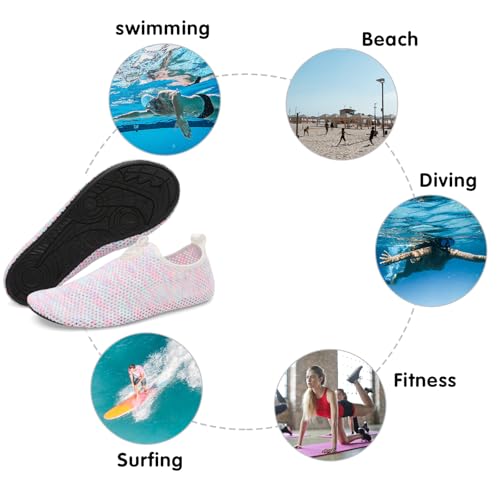 Image of Spesoul Womens Mens Water Shoes Quick Dry Beach Swim Shoes Barefoot Aqua Socks Outdoor Sand Socks for Pool River Diving