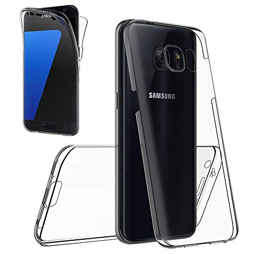 iGlobalmarket Funda para Samsung Galaxy S7 - Carcasa Completa [360] de [Silicona] para móvil - (Frontal + Trasera Transparente)