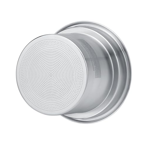 Image of Normcore 54mm to 45.5mm Step-Down Portafilter Basket Kit, CNC-machined From a Solid Block of 304 Stainless Steel, 0.18mm Holes, Includes Dosing Funnel, 45.5mm Puck Screen, 200 Papers Filter