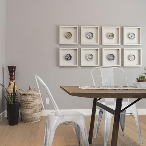 Miniatura 2 de Hjh Office 645022 Silla Visitante Vantaggio Comfort Metal Blanco, Silla De Bistró Apilable, Estable, Industrial Style