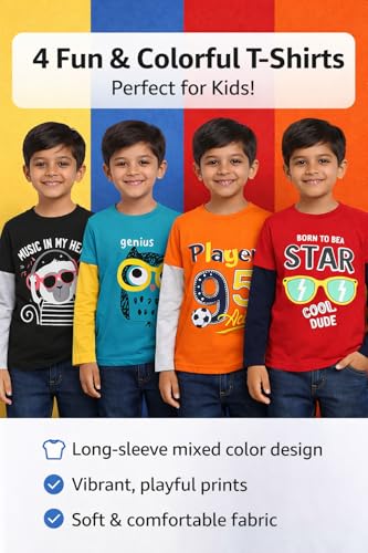Image of NammaBaby Baby Boys Cotton Regular Fit T-Shirt