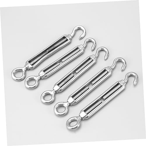 5 Piezas Tensores para Cable de Cable de Acero Inoxidable M5 Tipo Ojal miniatura 7