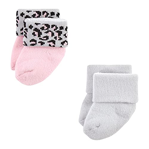 Image of Hudson Baby Baby 8-pack Cotton Rich Newborn and Terry Socks