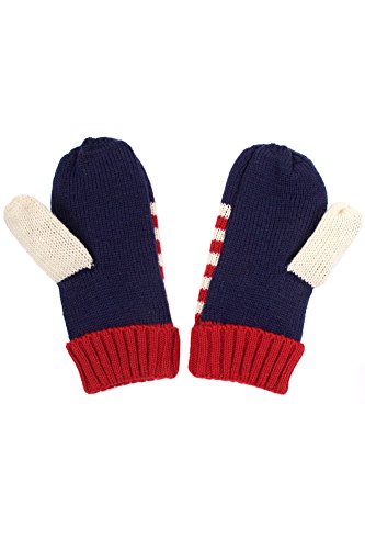 ScarvesMe Kids Children Girls Boys USA Patriotism American Flag Mitten Gloves2