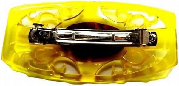 【創業明治七年べっ甲の菊池謝恩セール】本べっ甲張り髪留め鼈甲張りバレッタ No２４ 【全商品セール中】