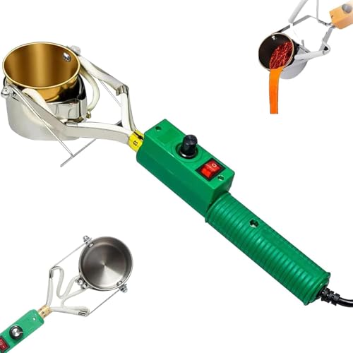 Pot à souder électrique en étain avec température réglable de 150 à 450 ℃, idéal pour les poids de pêche et la fonte des métaux