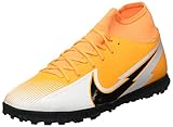 schuhkragen mit dynamic fit Nike Unisex Superfly 7 Club Tf Football Shoe, Laser Orange Black White Laser Orange, 42.5 EU