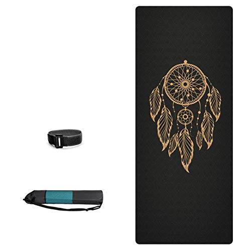Tappetino Yogatappetino Yoga in TPE Antiscivolo 6Mm Nuovo Design Palestra Fitness Pilates Tappetini per Principianti Tappetini Sportivi Esterilla Cuscino Insapore