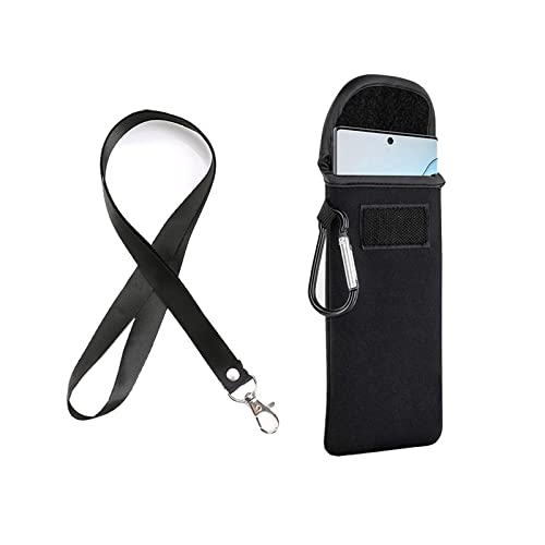 Cecety CE370 Neoprene Cell Phone Sleeve Pouch With Neck Lanyard Wallet Case Waist Bag Cellphone Holster Holder thumb #5