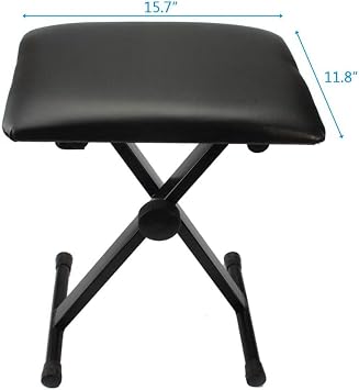 Single X Keyboard Stand and Bench Set