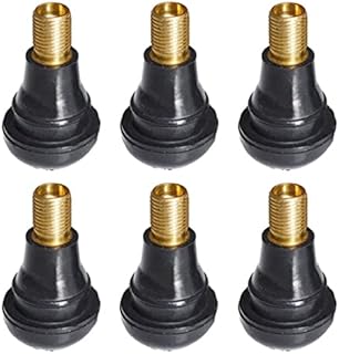 30Pcs TR412 Car Valve Rubber Pack,Tyre Valve,Car Tire Valve Stem Cap,Rubber Tubeless Tire Valve Core Stems Cap,Explosion-Inhibiting Tyre Valve,for Tubeless Rim Holes on Standard Vehicle