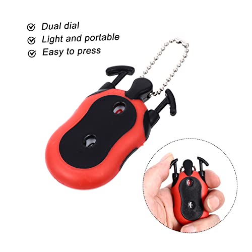 Yardwe Contador Dual de Marcador para Golf, 2 piezas, Plástico, Rojo miniatura 4