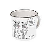 taza esmaltada blanca  Busquets Taza Acero esmaltado De Cabeza LA VOLATIL