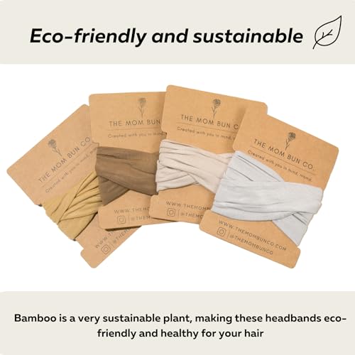 Bamboo Nonslip Soft Boho Stretchy Headband for Women's Hair (Sunbeam) - Image 6