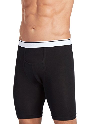 Jockey Men's Underwear Pouch Midway Brief - 2 Pack, Black, l2