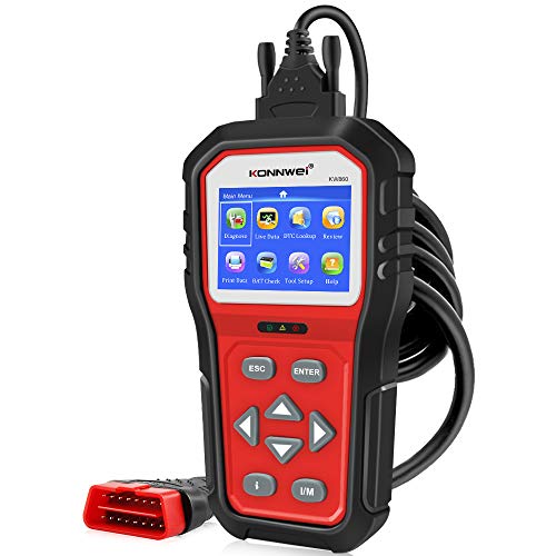 KONNWEI KW860 OBD2 Scanner Car Code Reader Diagnostic Scan Tool with Enhanced Live Data Stream and Upgraded Graphing Bat - Detailed View
