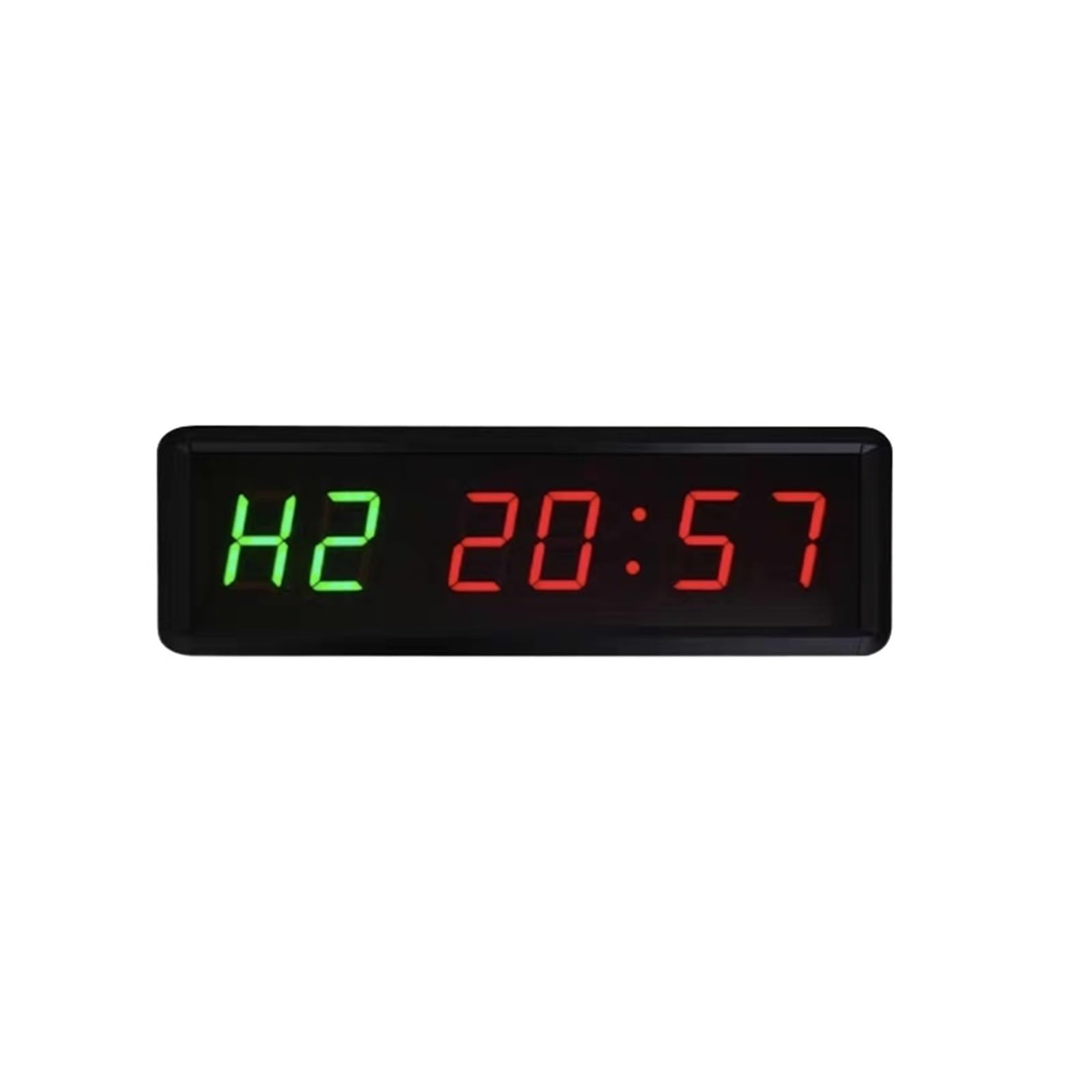 CVFRDD LED Countdown Clock, 3 Inch Wall Mounted Programmable Countdown Interval Gym Timers LED Stopwatch Clock(1.5 Inch Green)