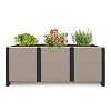 Tierra Verde 17″x48″ Garden Trough – Raised Planter for Easy Backyard Gardening