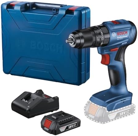 Bosch Furadeira Parafusadeira Impacto 18V GSB185LI-1B Sem Fio, 1 ...