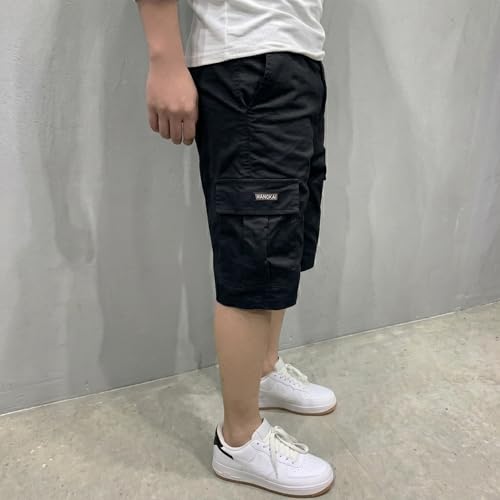 Image of Lymio Men Shorts | Men's Cargo Shorts | Regular Fit Casual Wear Short Pant for Men | Multi-Pocket Lightweight Cotton | Summer & Adventure Ready (SSM-S-05-08)