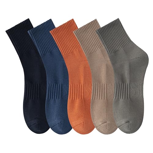 Image of MAGIARTE Womens Mini Crew Ankle Socks Athletic Casual Cotton Socks for Women