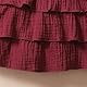 HEOXIN Babykleidung Kleid Mädchen, Neugeborene Flying Sleeve Schleifenknoten Colour Blocking Frilly Baby Kleider mit Stirnband für Bekleidungssets, Baby Clothes Rotes Kleid Baby-Mädchen, 3-6 Monate