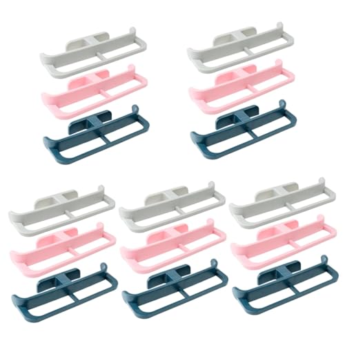 ABOOFAN 5sets Wall Hanging Slippers Holder Adhesive Door Hanger for Shoes Storage 3pcs*5
