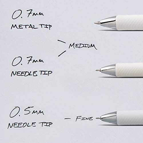 Bolígrafo Pentel EnerGel Pearl Retráctil Gel Líquido 0.7mm Pack 12 miniatura 7