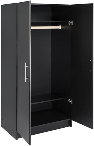 Miniatura 3 de Pemberly Row Armario contemporáneo de 32" en negro Negro,Gris a la deriva,https://www.amazon.com/dp/undefined