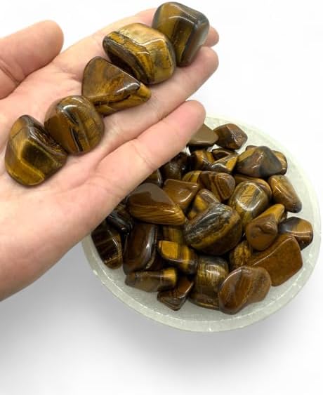 Miniatura 2 de Ojo de tigre dorado caído  Piedra curativa  Chakra Reiki Energy Healing 0.787-0.984 in