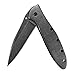 Kershaw Leek-Blackwash 1660BLKW Couteau Pliant Gris/Blanc/Rouge