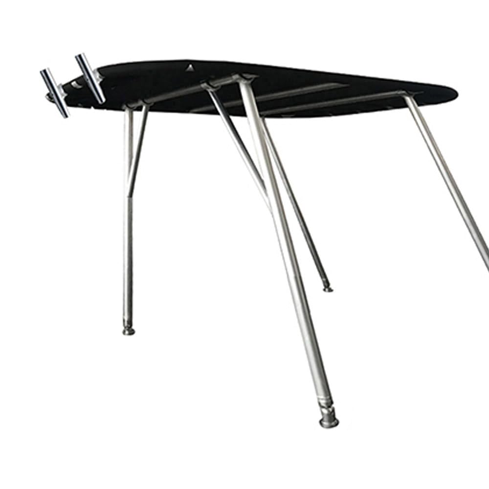 Dolphin Pro T-TOP/Heavy Duty T Tops/Center Console Boat Folding T TOP with Navy Blue Canopy, anodised tubing.