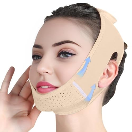 XBFOCNH V Line Lifting Mask,reductor doble de la barbilla,Se puede utilizar en cualquier momento,Adecuado para todas las formas de cara