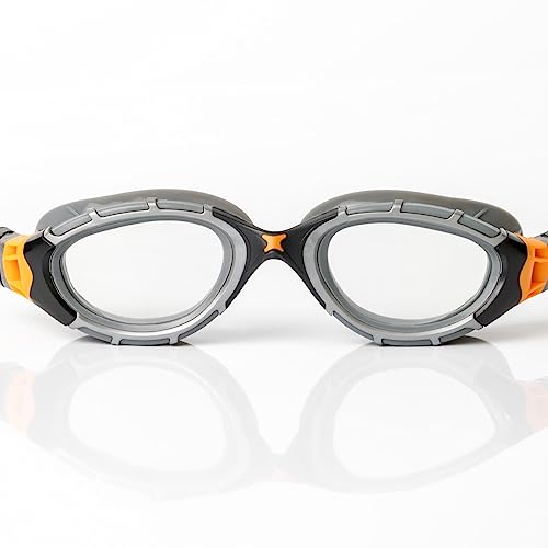 Zoggs Predator Flex Adult Swimming Goggles, UV protection swim goggles, Quick Adjust Comfort Goggles Straps - Image 2