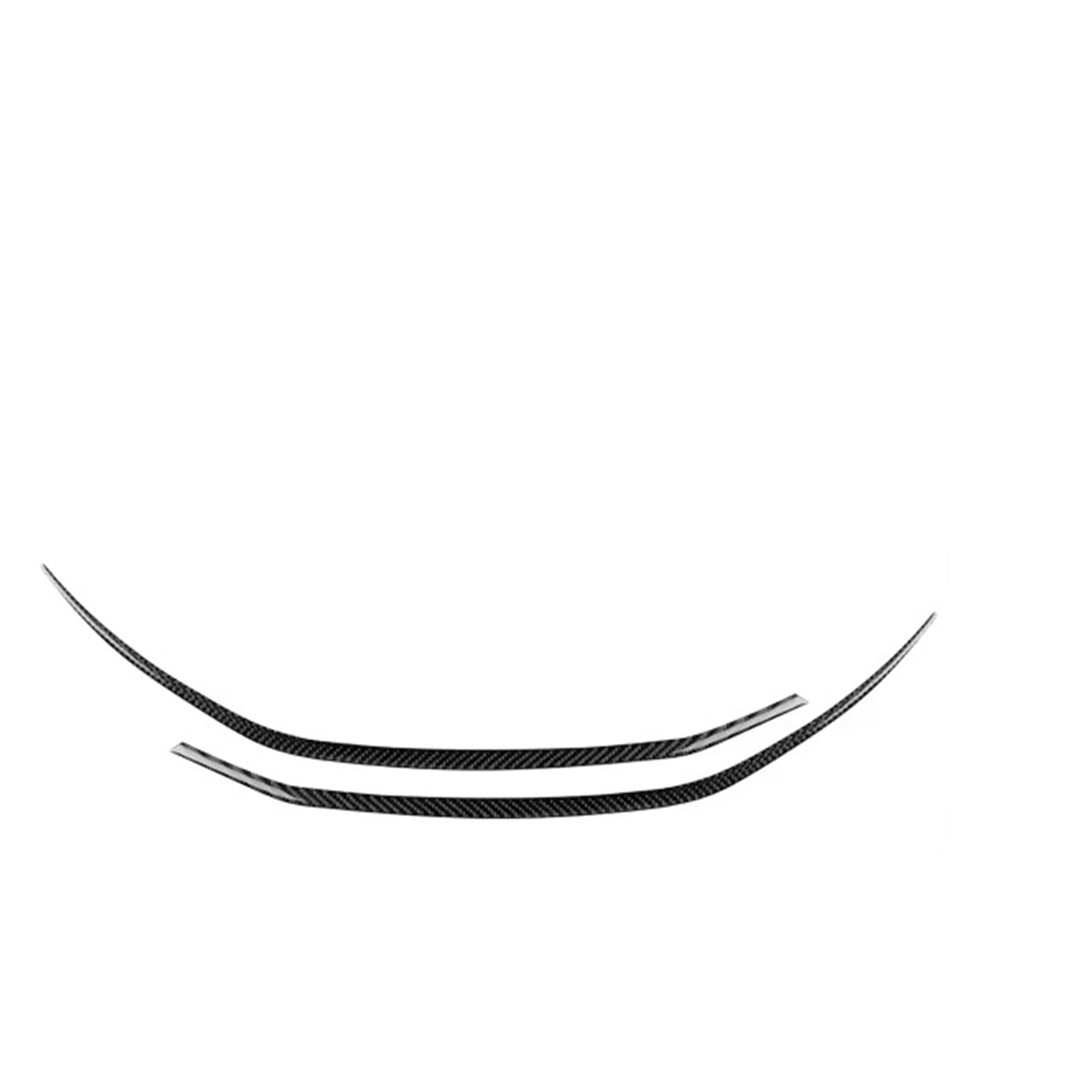 Car Trim Interior for for Mustang GT for Dark for Horse for EcoBoost 2024-2026 Sticker LHD RHD Car Headlight Eyebrow Trim Interior Mouldings(Black Carbon)