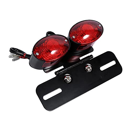 Soporte para matrícula de motocross luz trasera doble indicador señal de giro moto de enduro